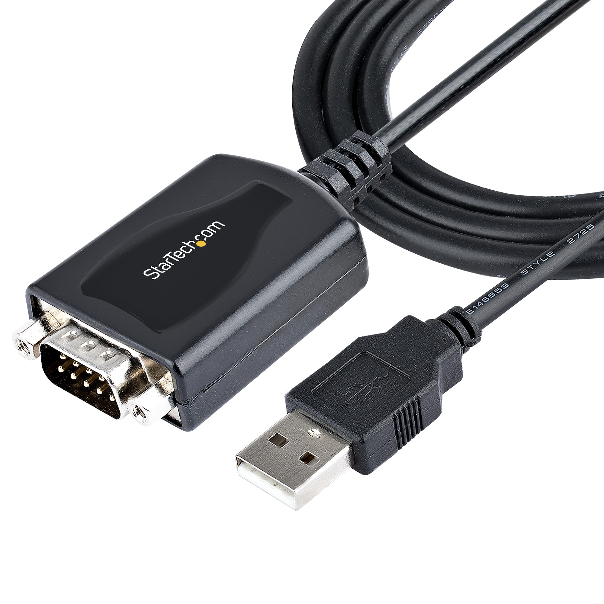 StarTech.com 3ft USB to Serial Cable - USB to RS232 DB9 Serial Port ...