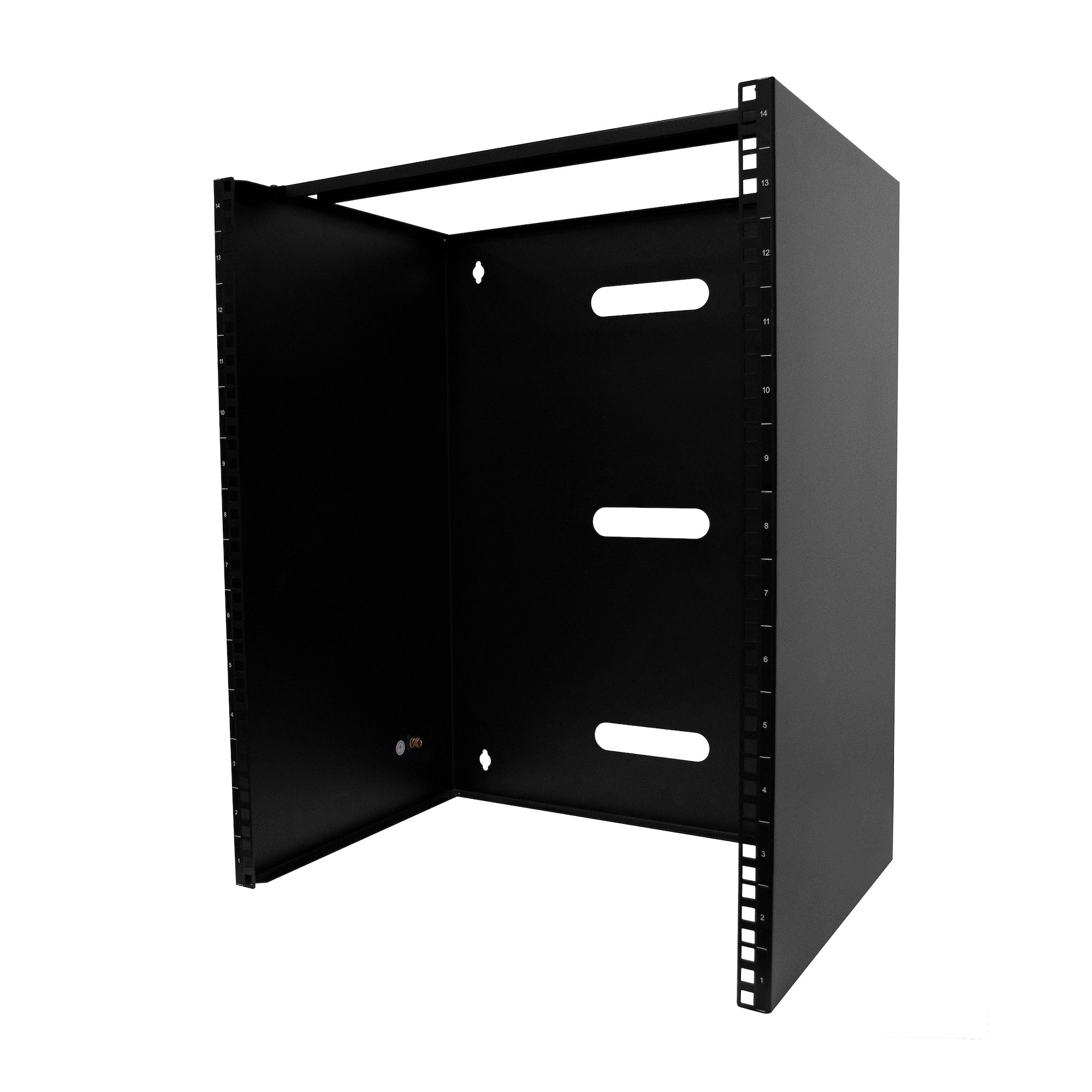 StarTech.com 14U Wall Mount Rack, 14in Deep, 19inch Network Rack for ...