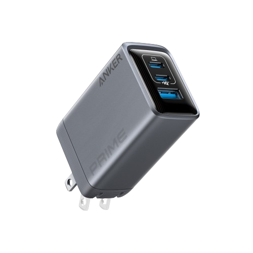 Anker Prime 67W GaN wall charger - 2 USB-C ports, 1 USB-A port