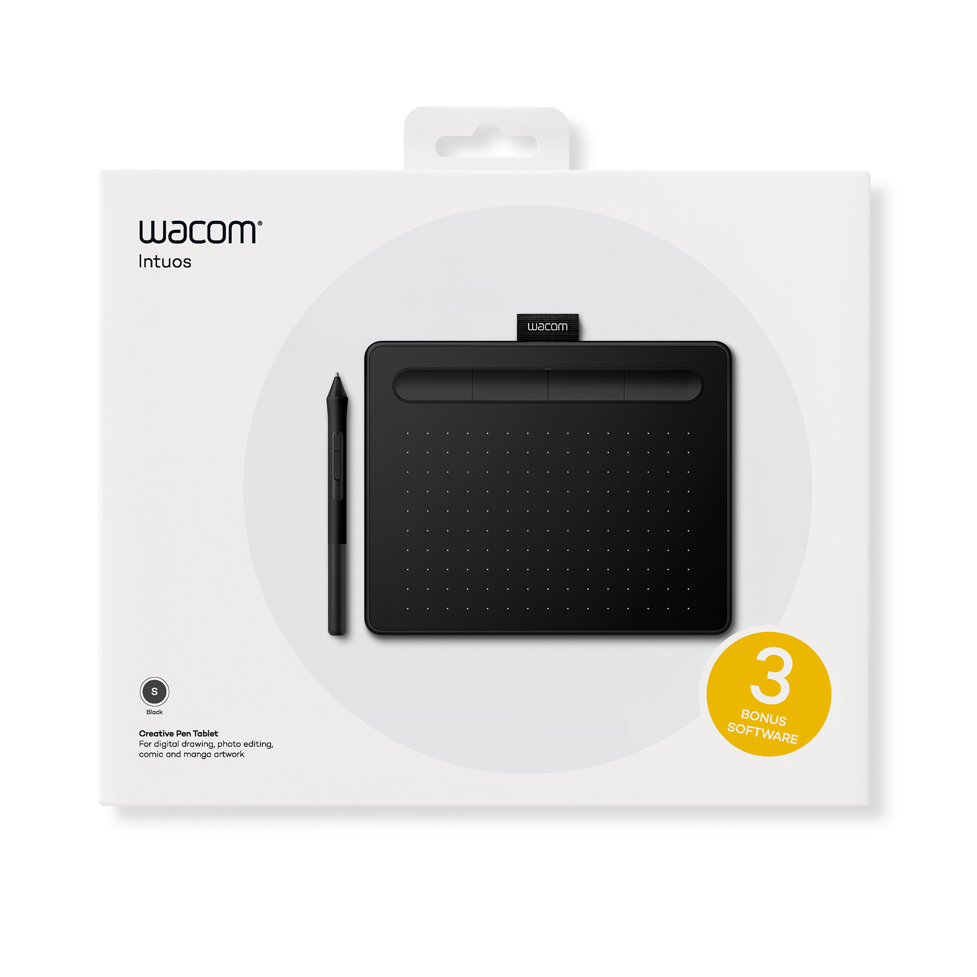 WACOM ペンタブレット ブラック Wacom Intuos Smallベー… Amazon | Wacom Intuos クリエイティブペンタブレット
