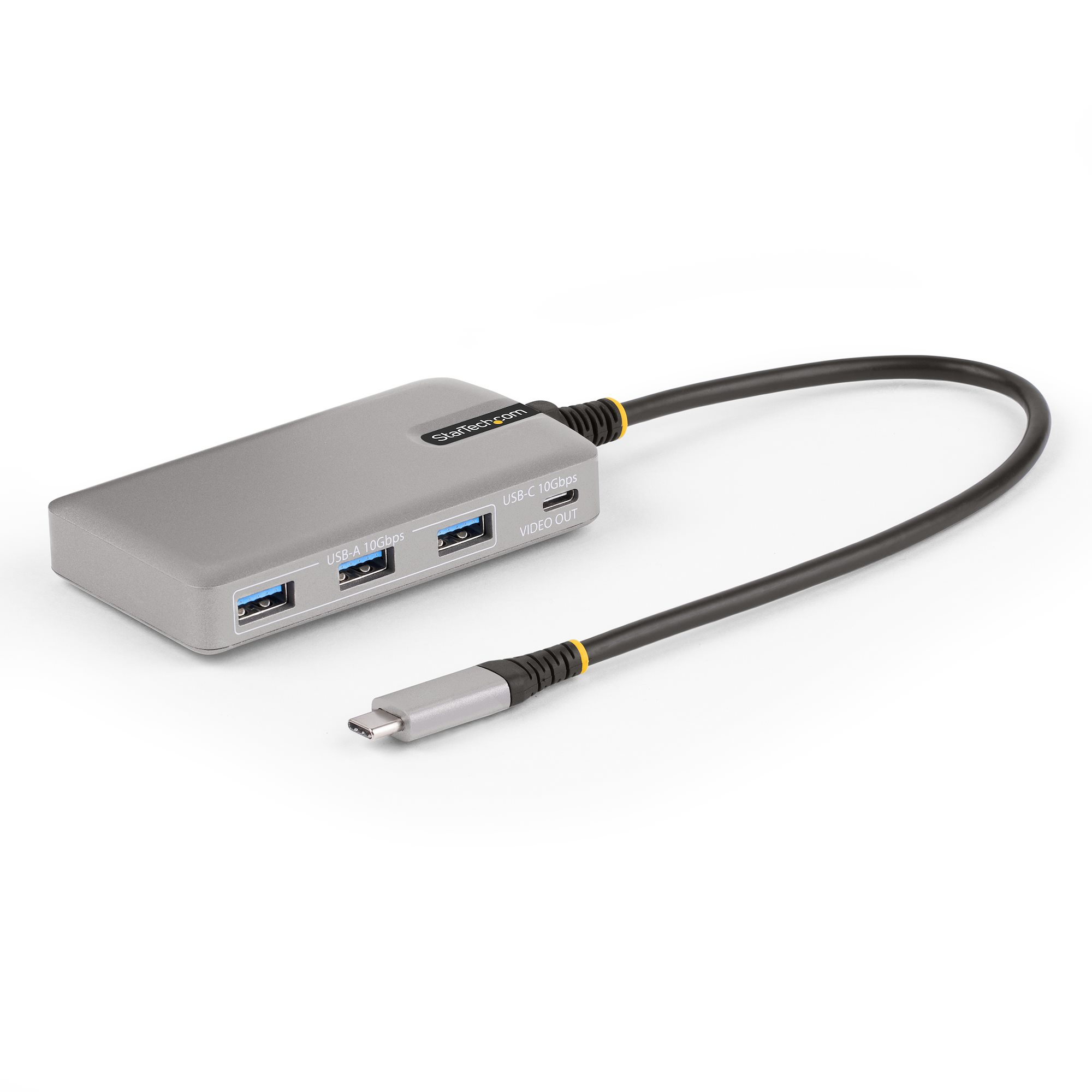 StarTech.com 4-Port USB-C Hub w/ USB-C DP Alt Mode Video Output - 3x ...